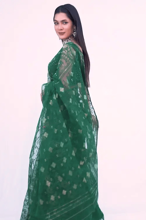 Belwari Jamdani Saree