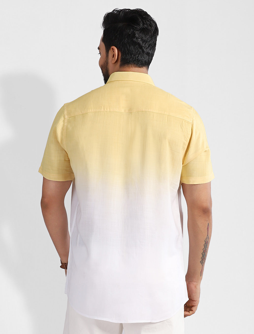 Dip Dye Men's Short Sleeve Shirt