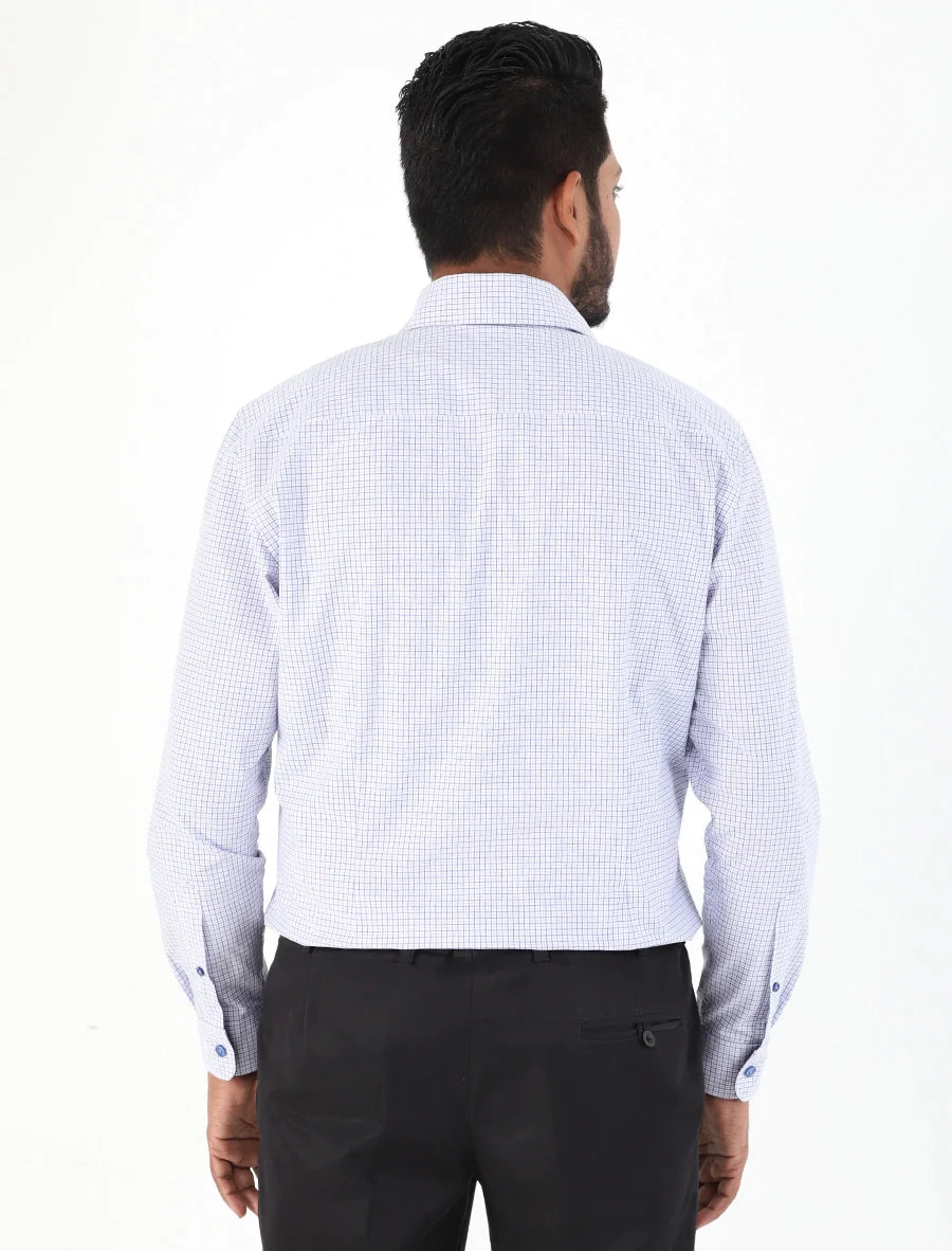 Micro Check Formal Shirt - Blucheez