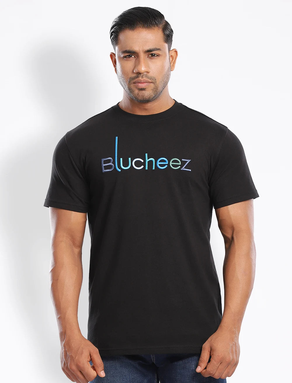 Multicolor Embroidery Tee - Blucheez