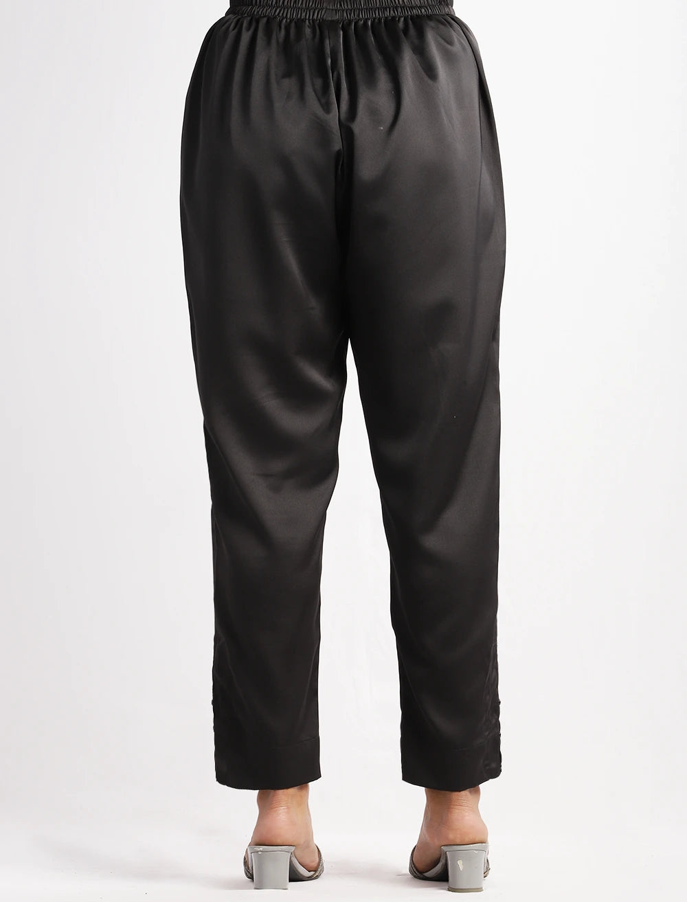 Straight Trouser With Pearl Work