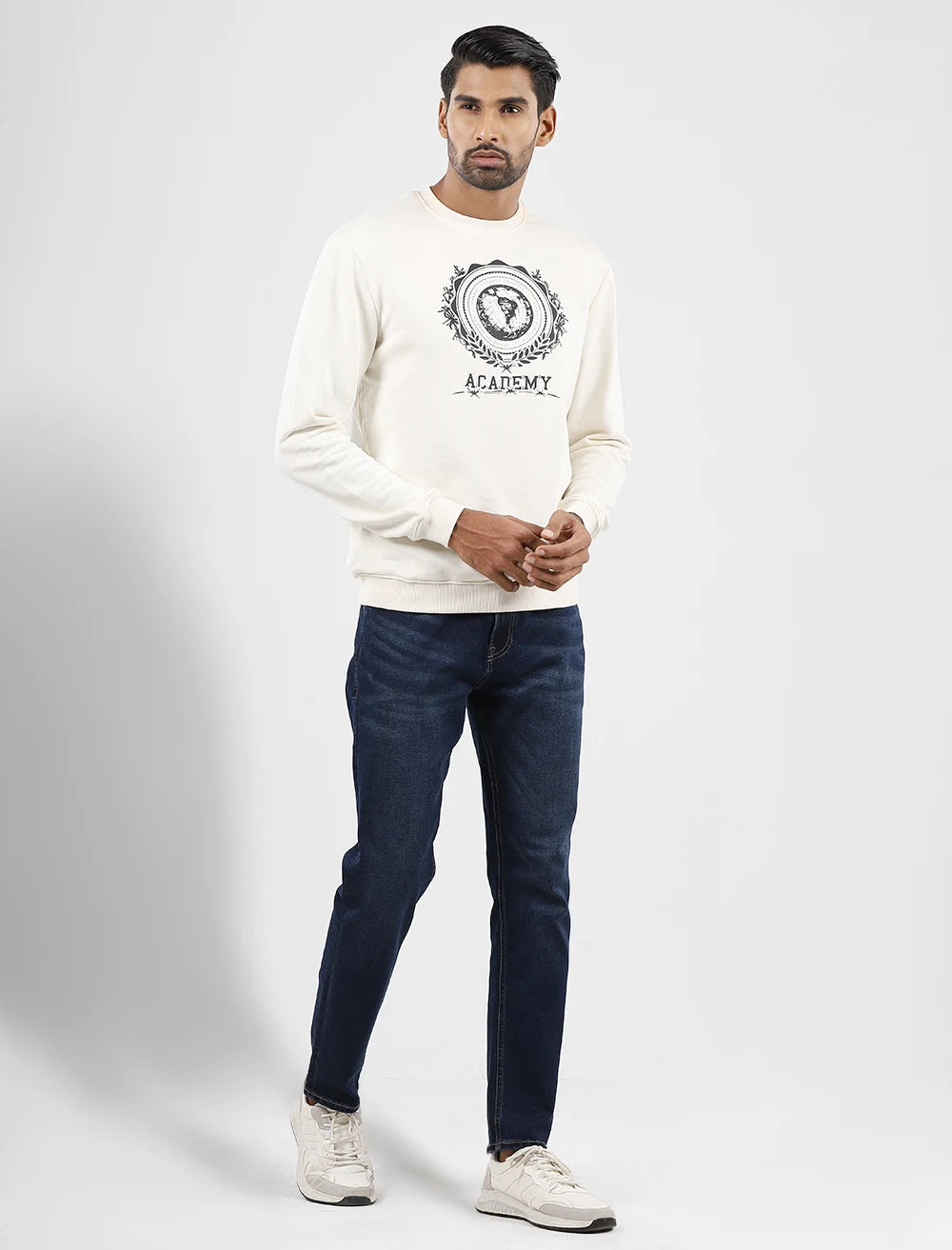 Regular Fit Print Sweatshirt