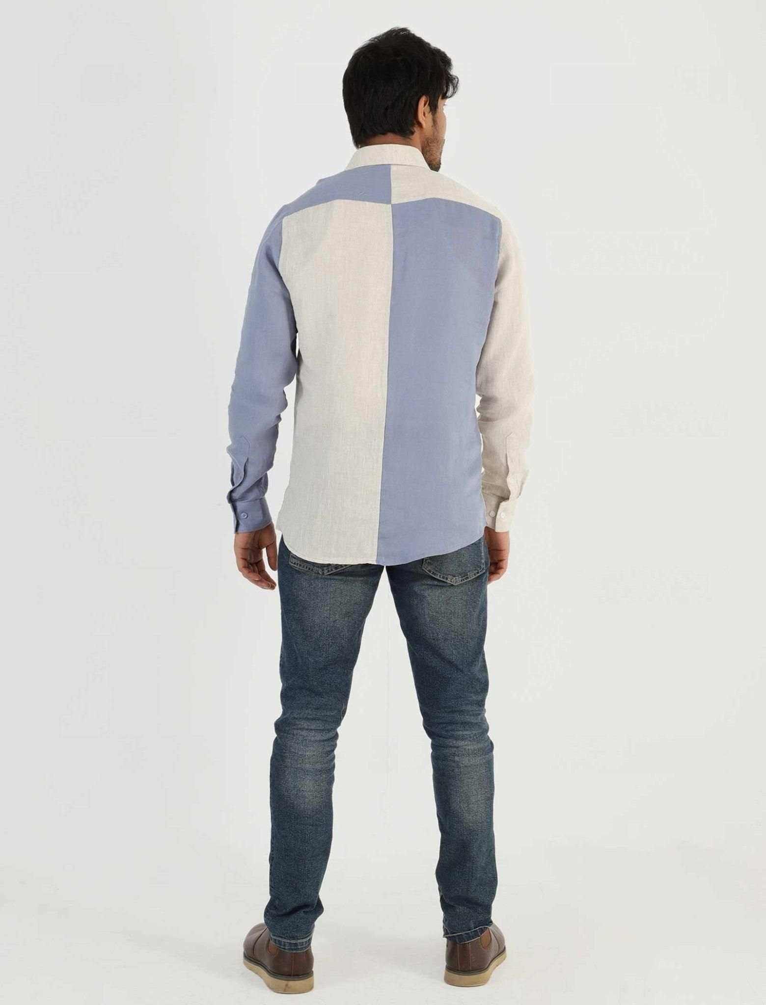 Cut & Sew Casual Shirt - Blucheez