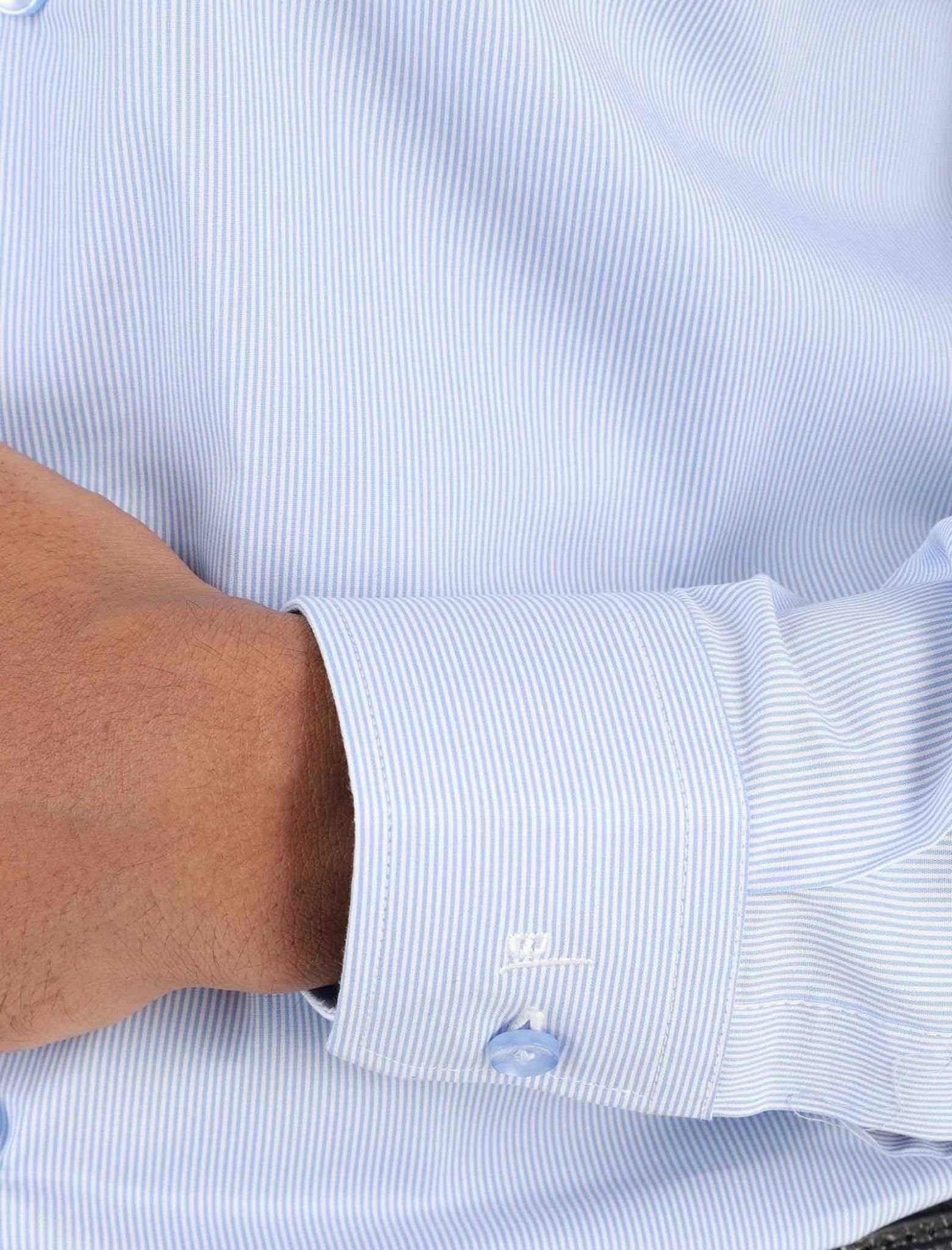 Pencil Stripe Formal Shirt - Blucheez